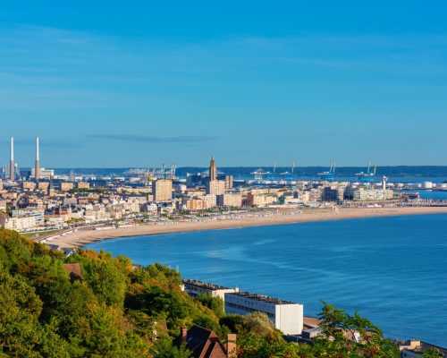 normandy le havre skyline hd