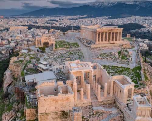 Acropolis Arial Image Athens 700 x 425