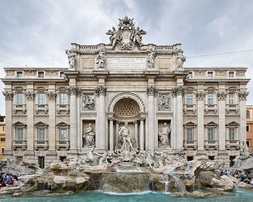 Trevi Fountain Rome Italy 2   May 2007
